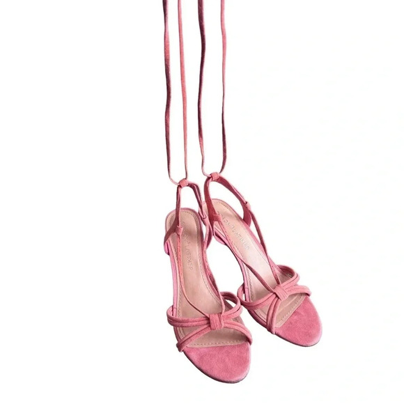 Gibson Latimer Coral Strappy Block Heel Leather Sandals womens size 8 - Picture 3 of 11